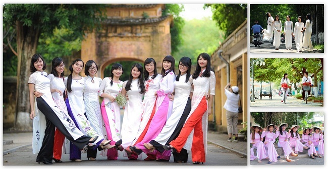 Ao Dai La Robe Traditionnelle Du Vietnam Horizon Vietnam Voyage