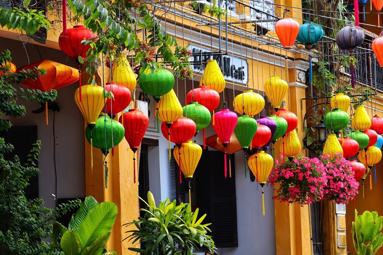 Des lanternes (lampion traditionnelle) de Hoi An Vietnam