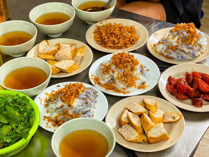 Banh Cuôn (Raviolis au porc et aux champignons noirs)