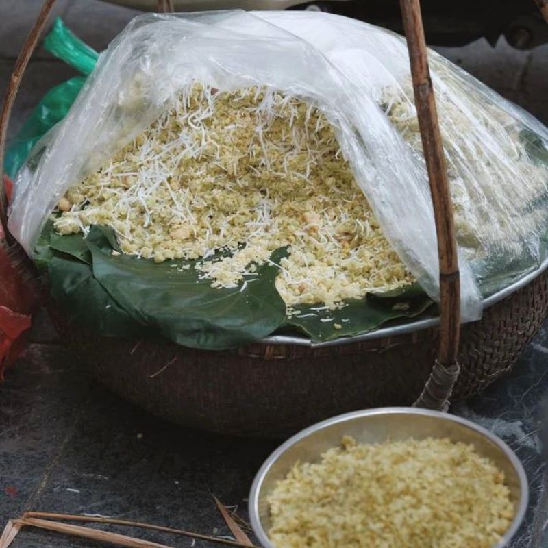 Xôi Côm Riz gluant vert automne de Hanoi