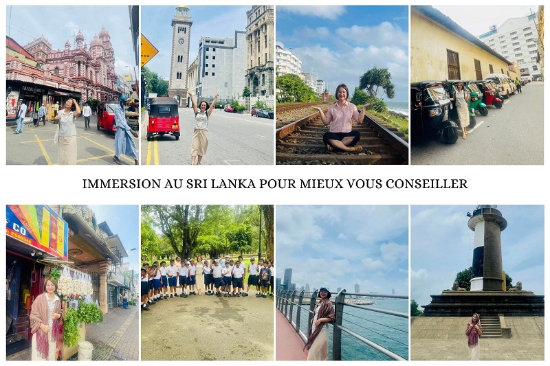 Vân NGUYEN en immersion au Sri Lanka : mosquée rouge de Colombo, tuk-tuks, voie ferrée et phare de Galle