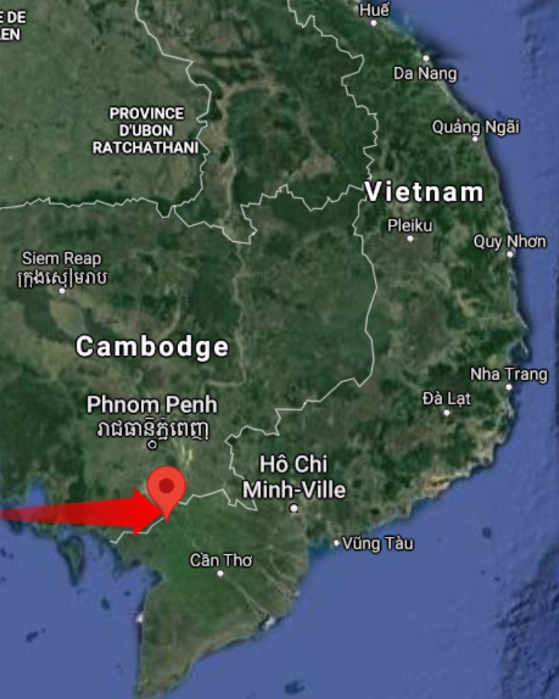 Carte de Chau Doc