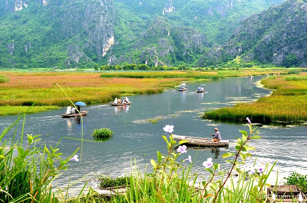 Hanoi – Réserve naturelle de Van Long – Cours de broderie – Ninh Binh (B. L)