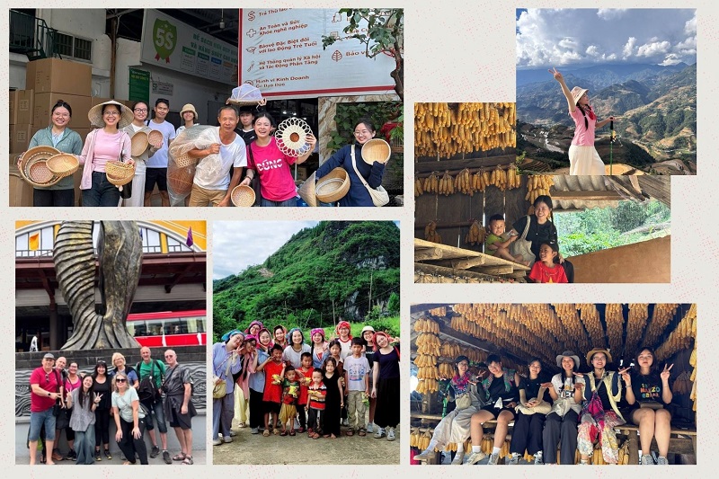 Tuyet TRAN dans le Nord du Vietnam : greniers à maïs, panorama sur les montagnes et rencontres avec des familles