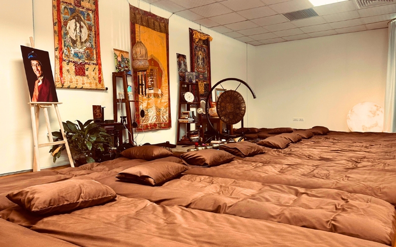 Espace de méditation chez Horizon Vietnam Travel