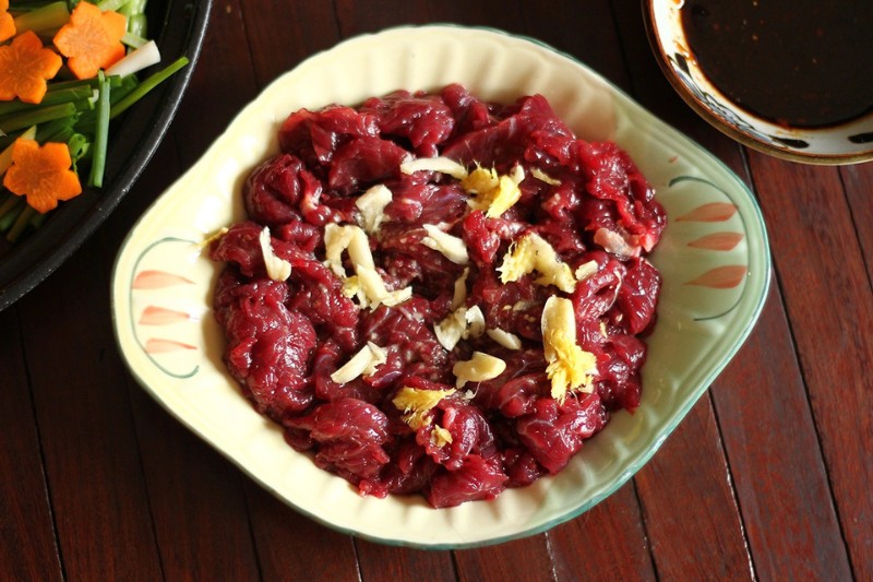 nouilles sautées au bœuf (My xao bo)