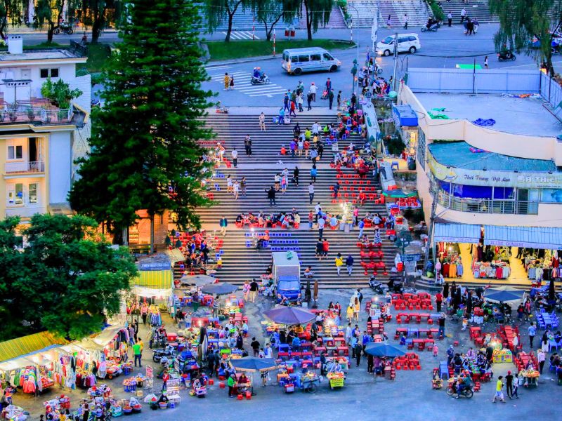 Marché de nuit de Dalat