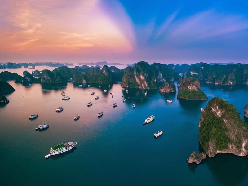 Baie d'Halong Vietnam en décembre