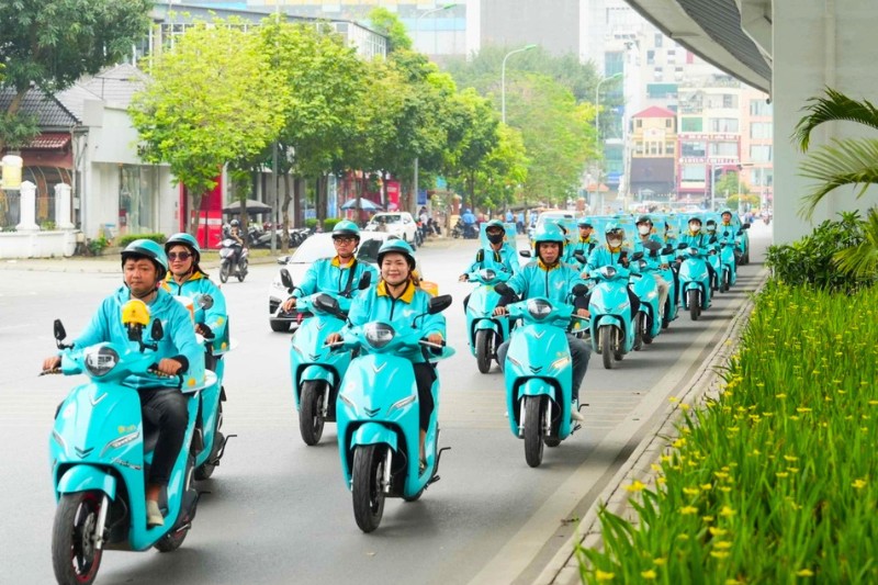 Xanh SM propose aussi un service de moto-taxi électrique dans plusieurs villes du Vietnam Vietnam en 18 jours