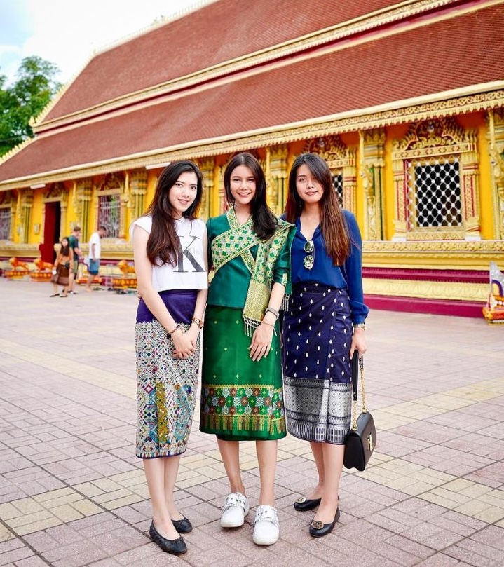 Le sinh, la jupe traditionnelle laotienne