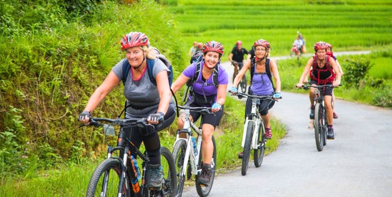 Vélo à Pu Luong