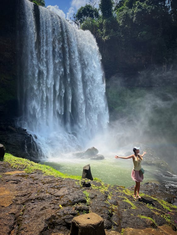 Cascade sur le plateau Bolaven au Laos