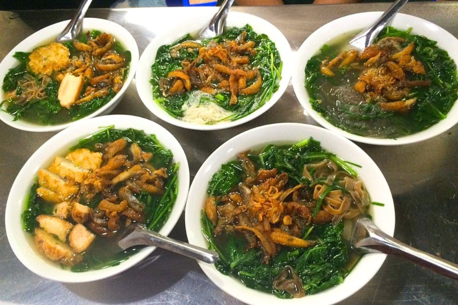 Bun/ Banh da ca ro