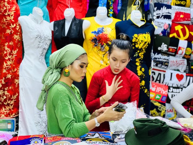 Textile Marché de Ben Thanh