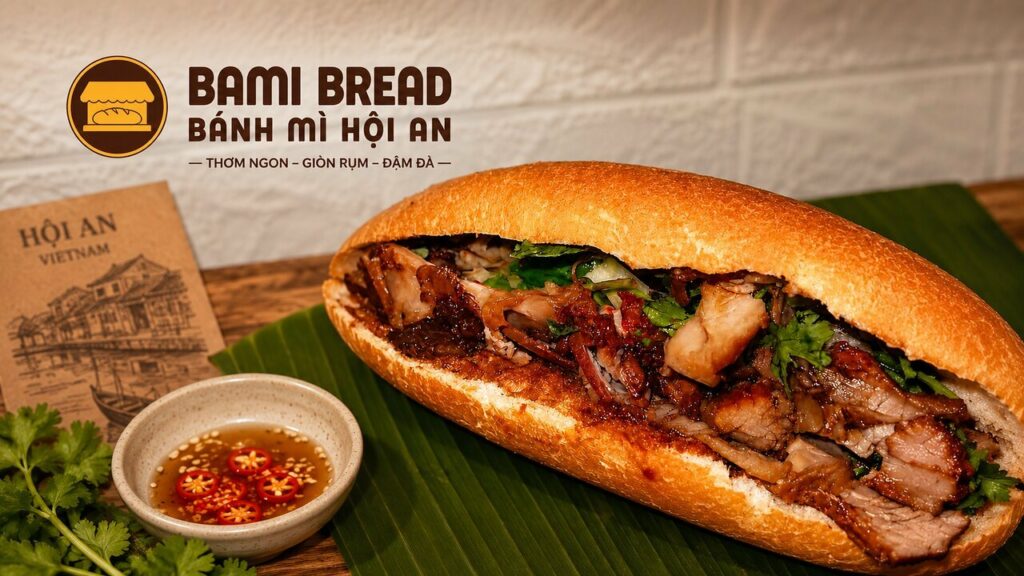 Le bánh mì façon Hoi An de Bami Bread, herbacé et parfumé.