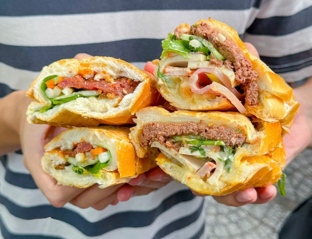 Le bánh mì généreux de Bui Thi Xuan.