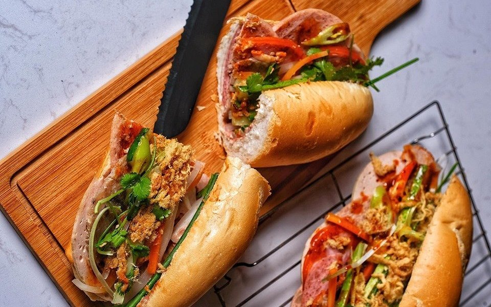 Le bánh mì XXL et bien garni de Hai Map.