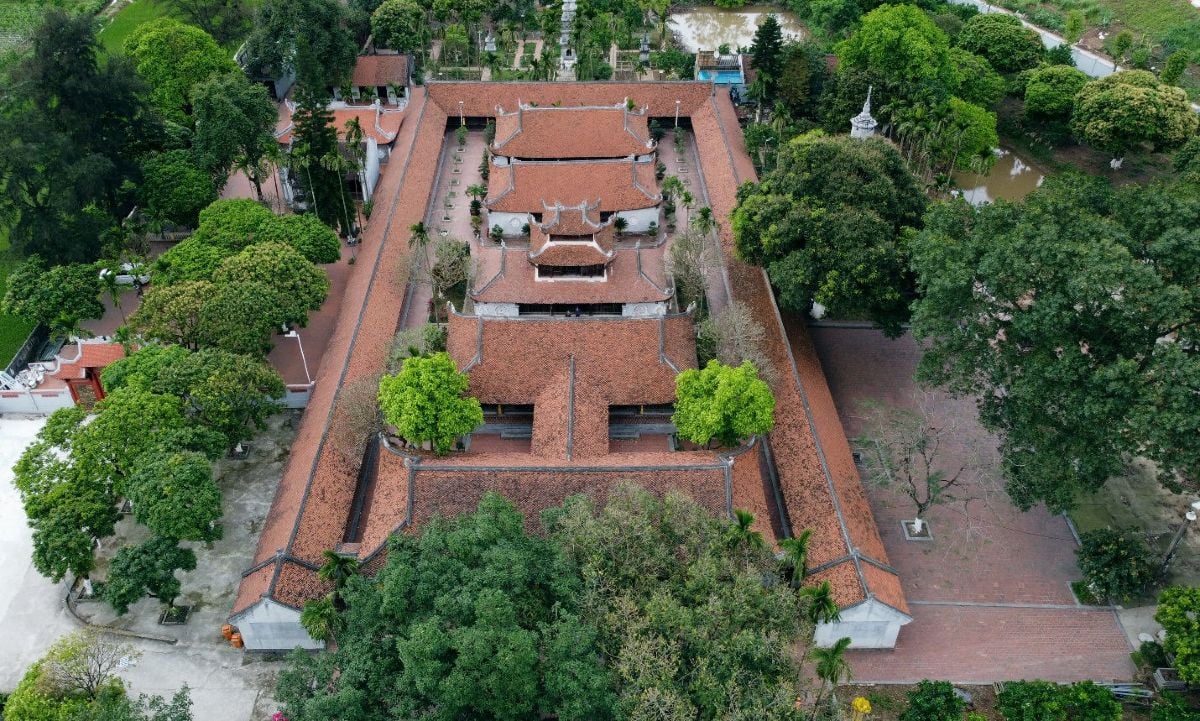Vue generale pagode But Thap Ninh Phuc Tu Bac Ninh Vietnam