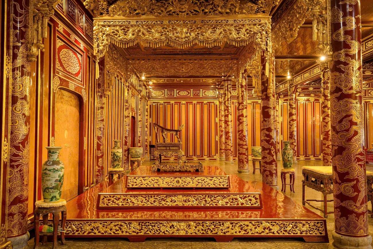 Palais Thai Hoa, salle du trône de la Cité impériale de Hue