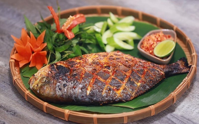 Poisson grillé, spécialité de Bay Mau à Hoi An
