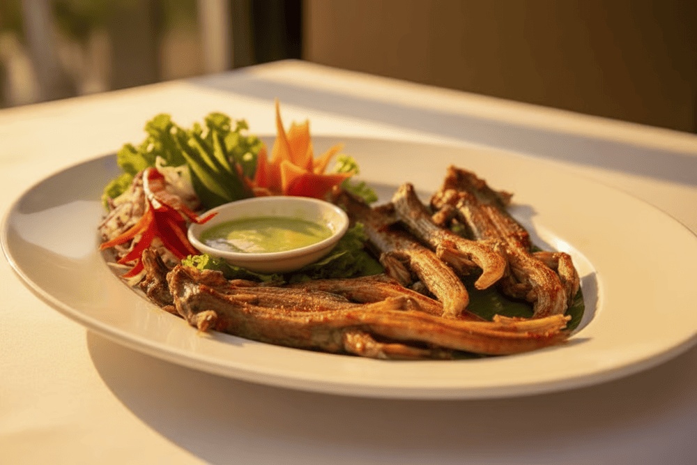Dong nuong, lézard des dunes grillé, spécialité de Binh Thuan