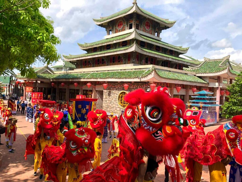 Temple de Ba Chua Xu au mont Sam, près de Chau Doc