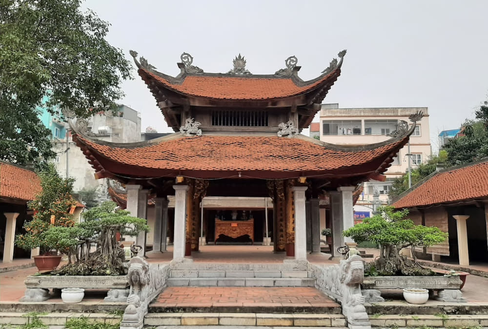 Đình, Beispiel traditioneller vietnamesischer Dorfarchitektur im Norden