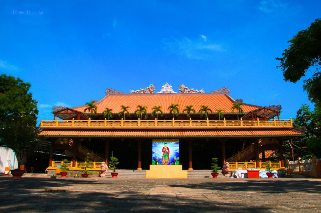 Vue de la pagode Giac Lam à Ho Chi Minh-Ville