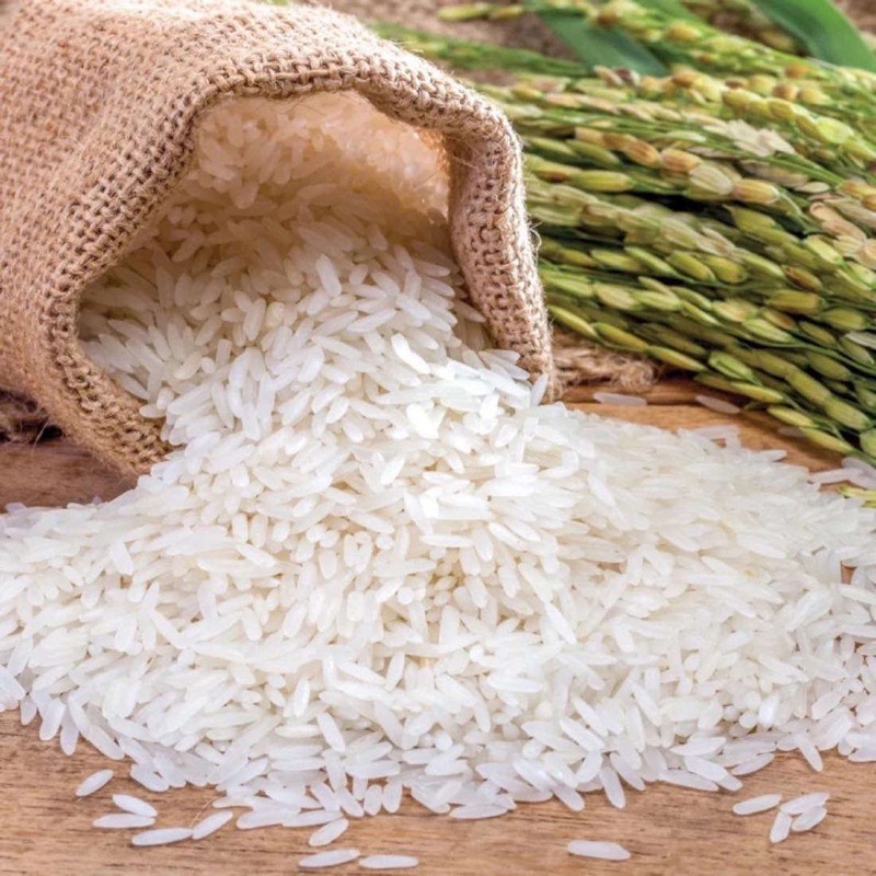Grains de riz de la vallée de Muong Thanh à Dien Bien