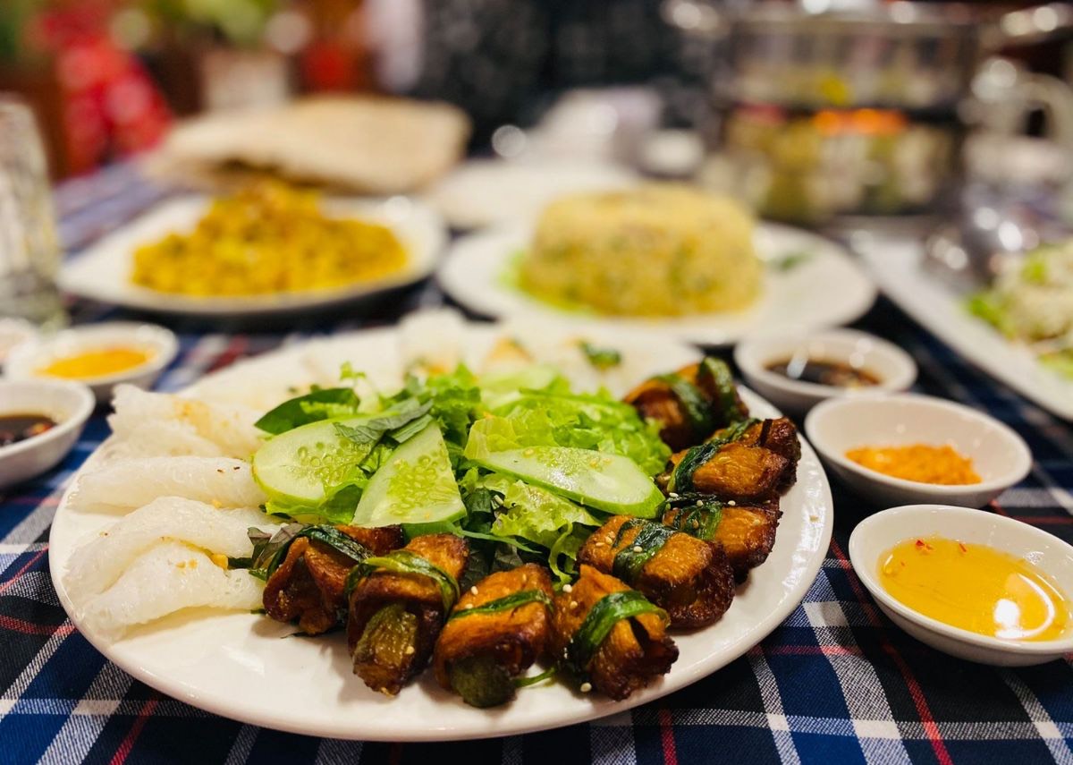 Assortiment de plats végétariens de Tay Ninh