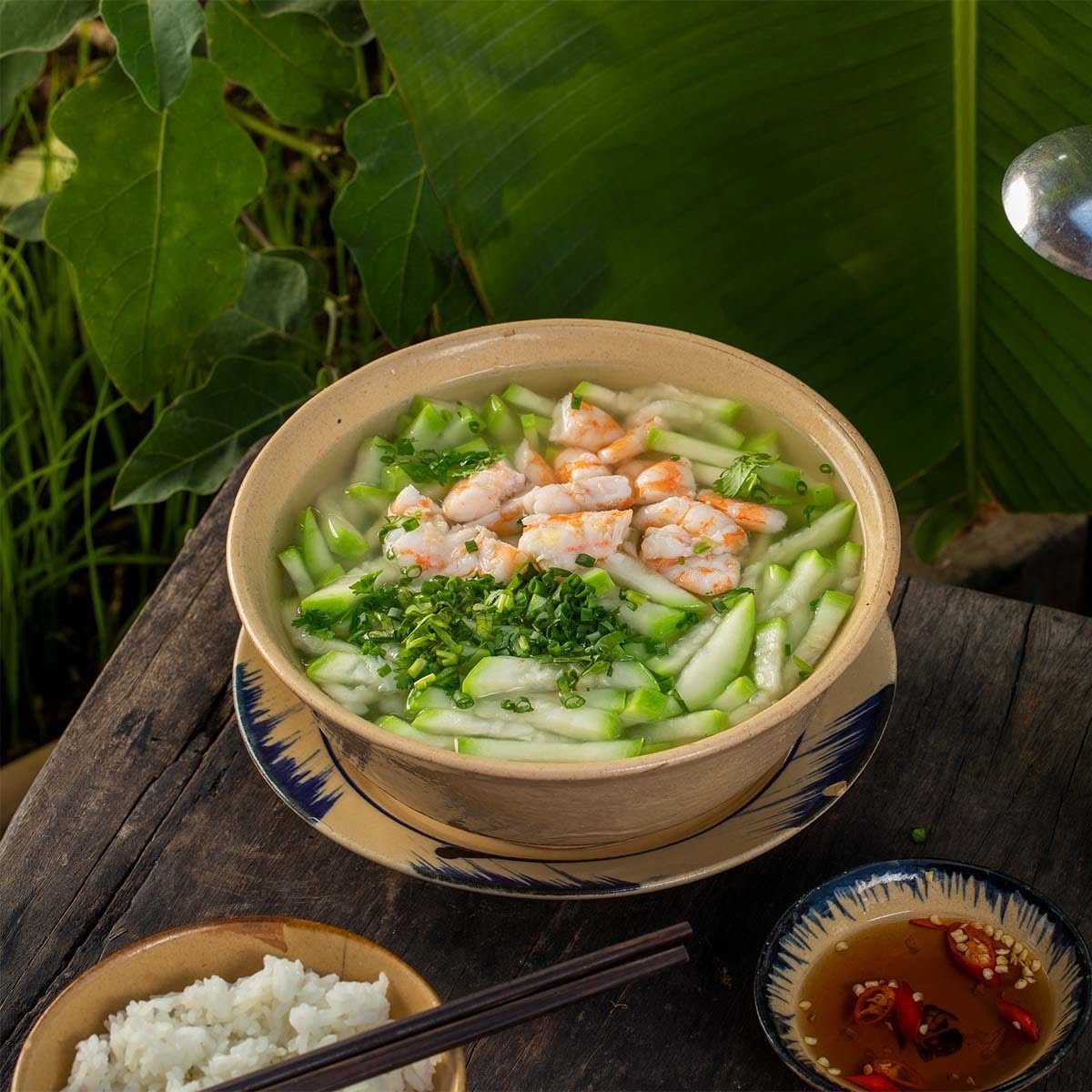 Plat vietnamien chez Rice Field à Saigon
